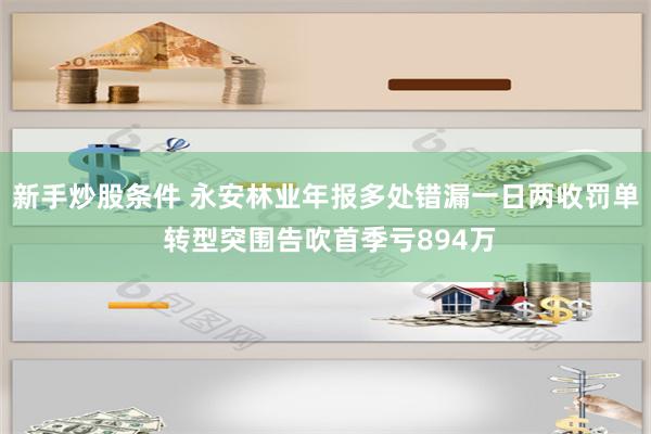 新手炒股条件 永安林业年报多处错漏一日两收罚单 转型突围告吹首季亏894万