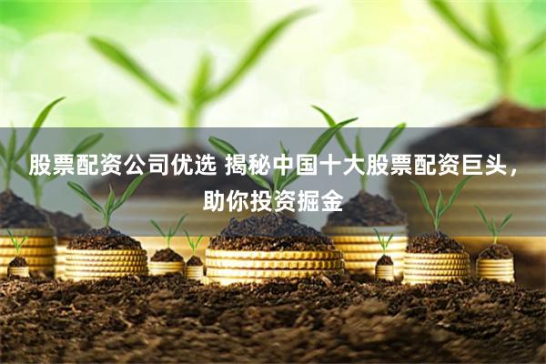 股票配资公司优选 揭秘中国十大股票配资巨头，助你投资掘金